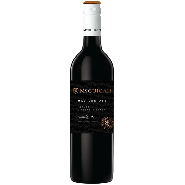 750ml bottle McGuigan Mastercraft Merlot image number null